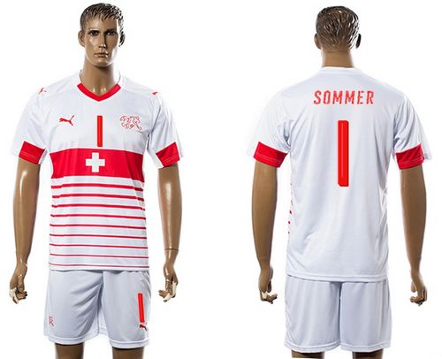 Switzerland #1 Sommer Away Soccer Country Jersey - Click Image to Close
